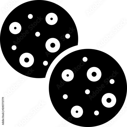 Cookies Glyph Icon