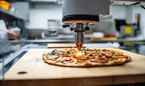 Automated Pizza Topping Precision: Robotic Culinary Innovation