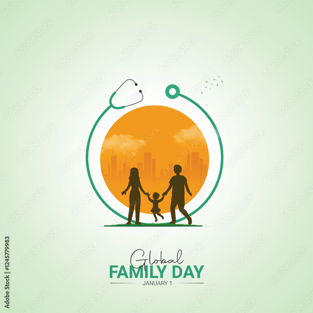 global family day. global family day creative concept design For Social Media post. Family Day global family day. global family day creative concept design For Social Media post. Family Day