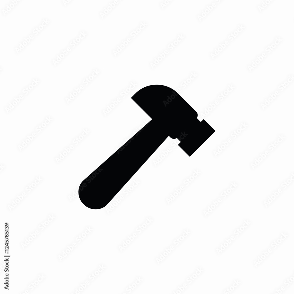 hammer tool repair fix icon vector sign hammer tool repair fix icon vector sign