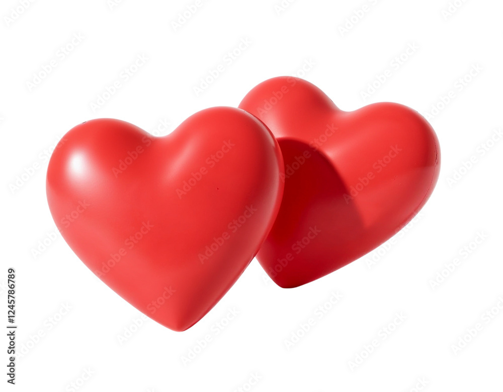 two red hearts