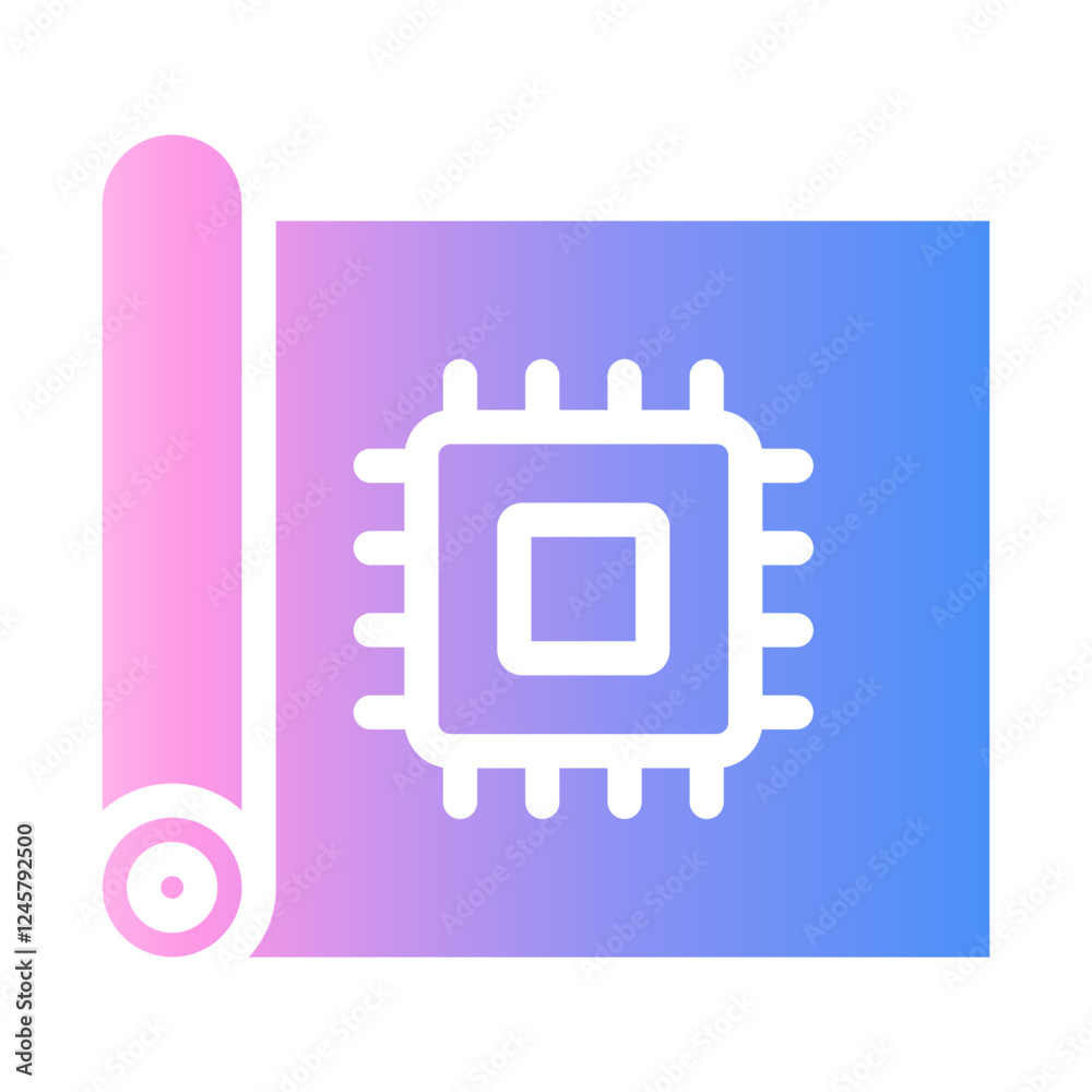 blueprint Gradient icon blueprint Gradient icon