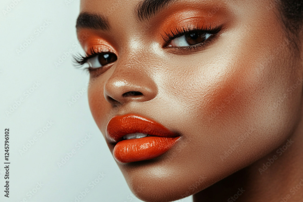 A close-up of a woman's face with smooth, radiant skin and plump lips, set against a white background. Her flawless complexion and soft expression create a timeless beauty concept. A close-up of a woman's face with smooth, radiant skin and plump lips, set against a white background. Her flawless complexion and soft expression create a timeless beauty concept.