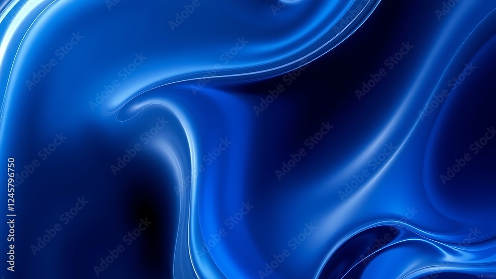 Abstract blue silk fabric texture design with flowing waves and soft lighting. Abstract blue silk fabric texture design with flowing waves and soft lighting.