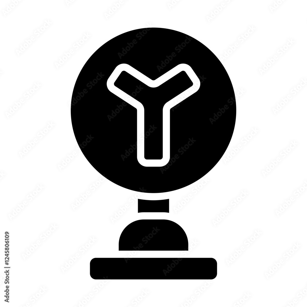 Y intersection Sign Y intersection Sign