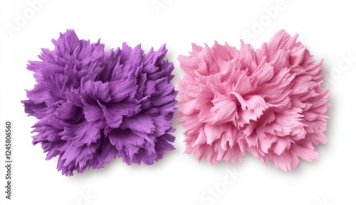 Wallpaper Mural Abstract Pink and Purple Textured Masses on White Background Torontodigital.ca