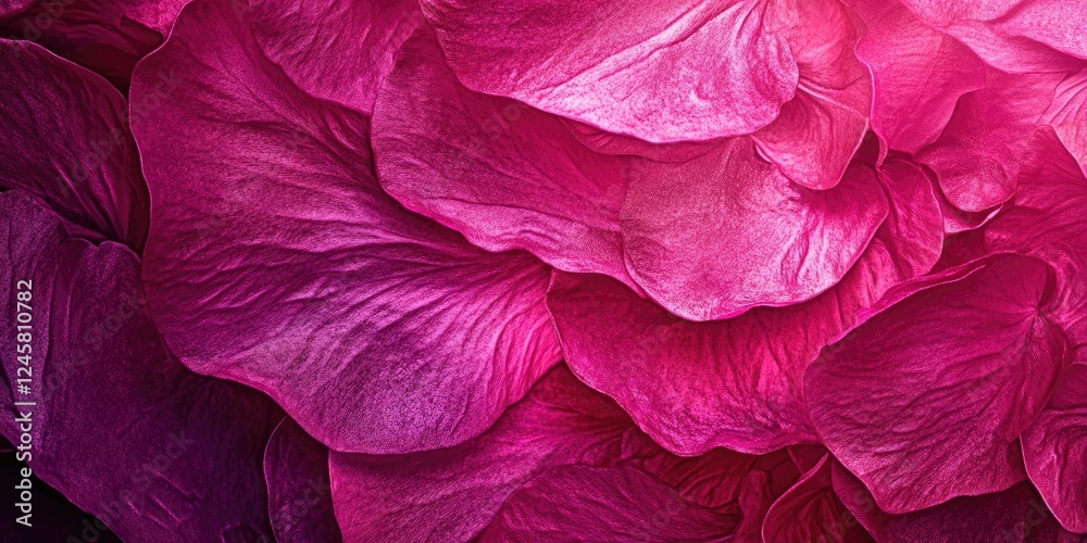 Vibrant closeup macro of luscious vivid magenta petals layered intricately creating a stunning floral texture perfect for spring-themed designs. Vibrant closeup macro of luscious vivid magenta petals layered intricately creating a stunning floral texture perfect for spring-themed designs.