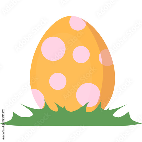Easter Egg on Grass 