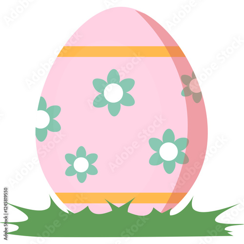 Easter Egg on Grass 