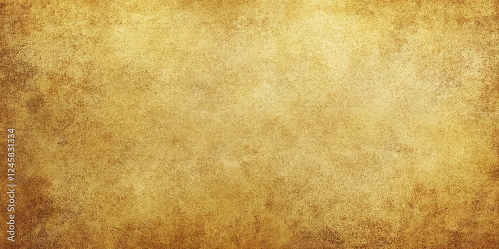 Fototapeta premium Textured golden brown background with a vintage appearance, featuring soft gradients and subtle scratches for a classic feel.