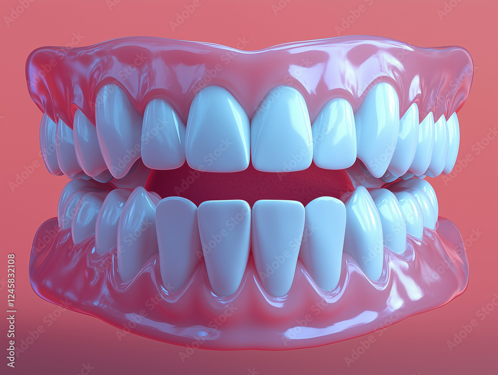 close up view of mouth showcasing bright, white teeth and healthy gums, emphasizing dental hygiene and radiant smile. vibrant background enhances visual appeal close up view of mouth showcasing bright, white teeth and healthy gums, emphasizing dental hygiene and radiant smile. vibrant background enhances visual appeal