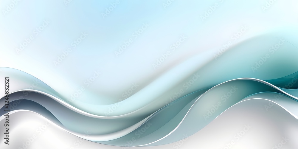 Obraz premium diseño digital de ondas 3d. fondo abstracto