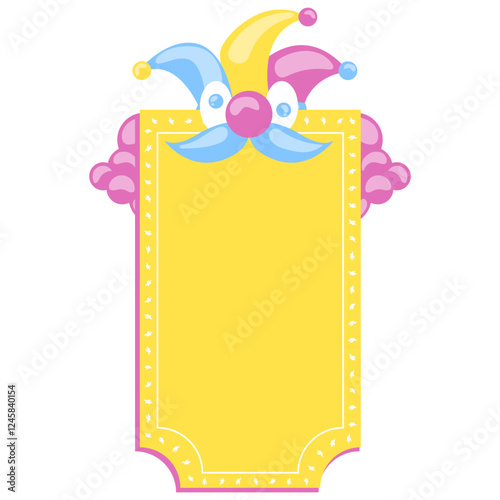 April Fools Jester Clown Frame