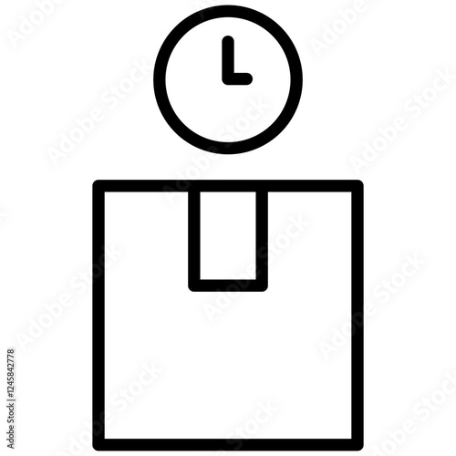 Time Outline Icon