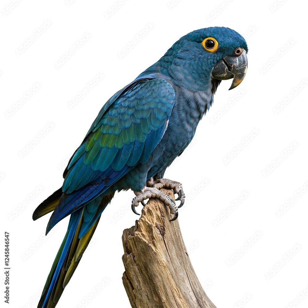 Obraz premium blue and yellow macaw isolated