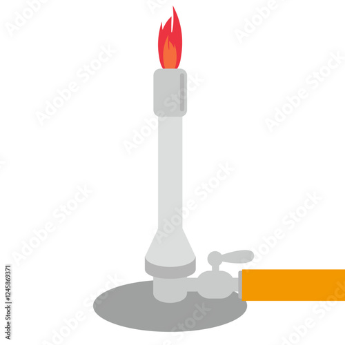 ガスバーナーのベクターイラスト gas burner