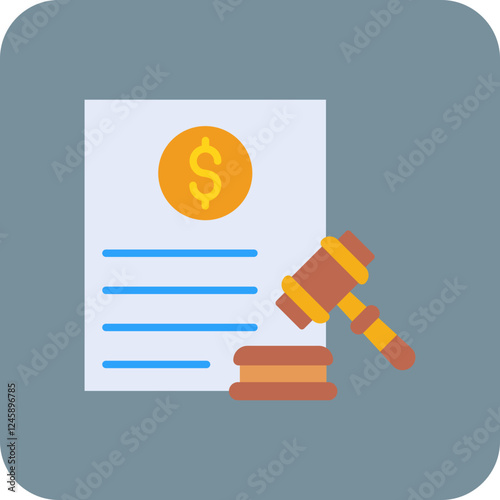 Financial Laws Icon