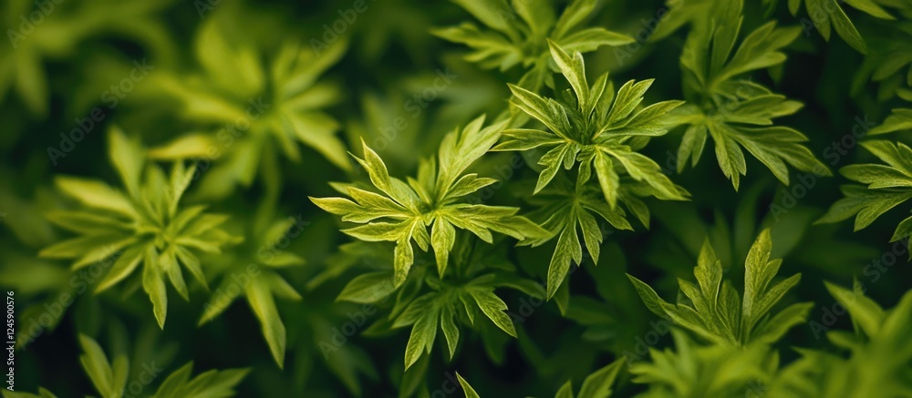 vibrant fresh green foliage macro photo showcasing intricate textures and details of lush plant life for natural beauty themes vibrant fresh green foliage macro photo showcasing intricate textures and details of lush plant life for natural beauty themes