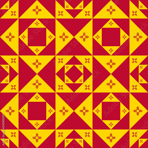 new mexico pattern. geometric background for decoration. vector illustration