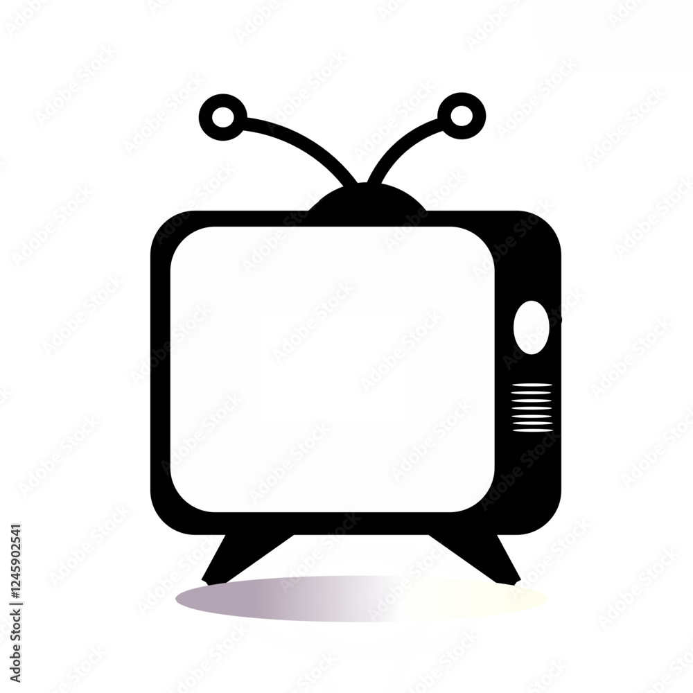 Retro Television Icon Retro Television Icon