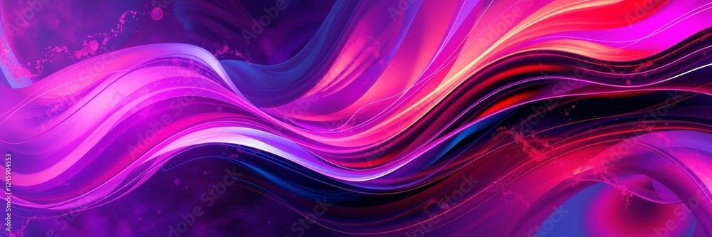 Abstract wave patterns in vibrant pink and purple colors Abstract wave patterns in vibrant pink and purple colors