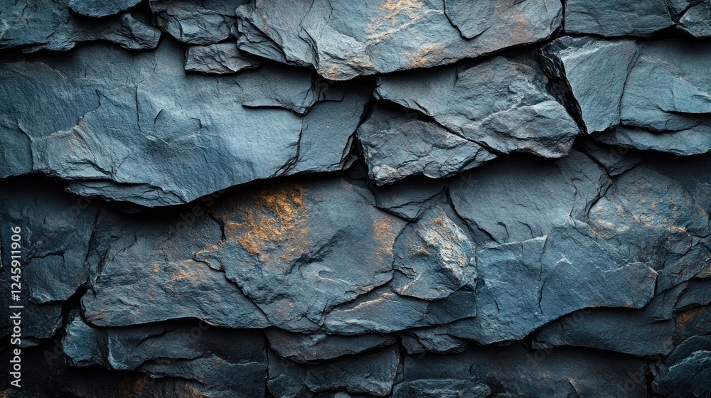 Dark slate stone wall texture background Dark slate stone wall texture background