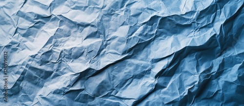 Wallpaper Mural Crumpled blue paper texture background with intricate patterns for creative design projects and artistic applications. Torontodigital.ca