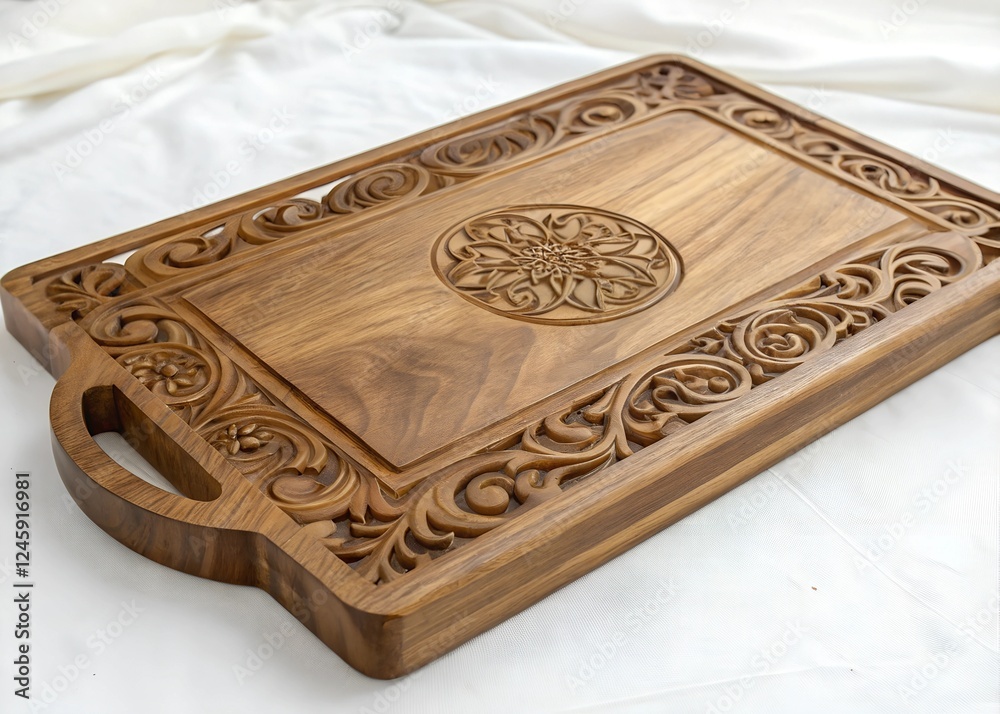 Ornate Carved Wooden Cutting Board Ornate Carved Wooden Cutting Board