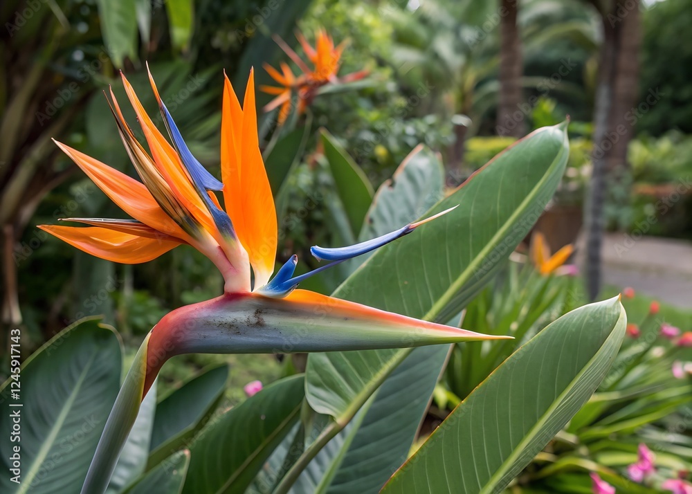 Bird of Paradise Flower, Strelitzia Reginae, Exotic Bloom, Tropical Flower Bird of Paradise Flower, Strelitzia Reginae, Exotic Bloom, Tropical Flower