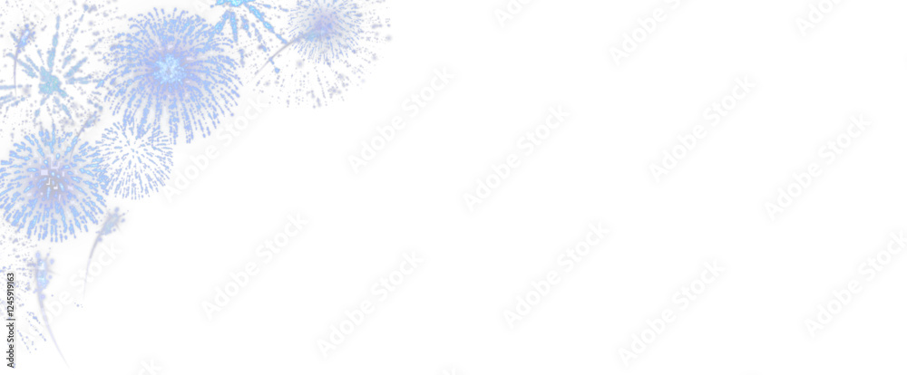 Magic fireworks in the night sky, Christmas background for holiday design, poster, postcard on a transparent background, png. Holiday lights. Magic fireworks in the night sky, Christmas background for holiday design, poster, postcard on a transparent background, png. Holiday lights.