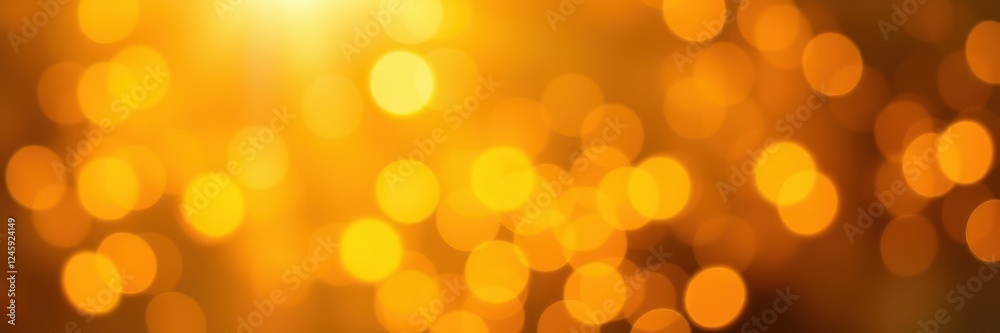Golden bokeh lights create a warm and inviting atmosphere during the festive season in the evening Golden bokeh lights create a warm and inviting atmosphere during the festive season in the evening