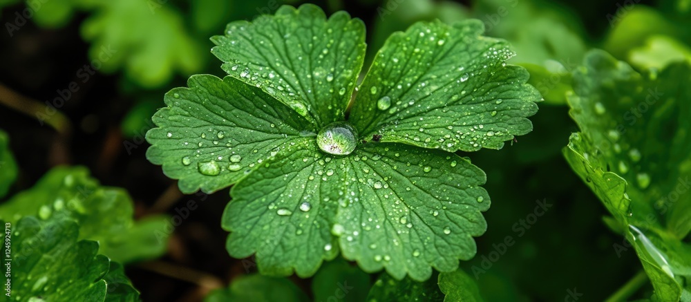 Close up of a vibrant green leaf with water droplets in a lush garden setting showcasing nature's beauty and detail. Close up of a vibrant green leaf with water droplets in a lush garden setting showcasing nature's beauty and detail.