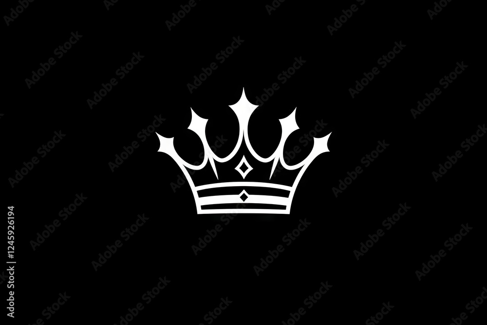 A crown with a white background A crown with a white background