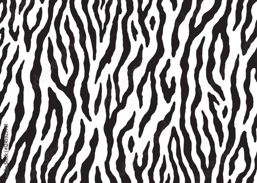 Abstract Zebra pattern design, vector illustration background. wildlife fur skin design illustration.