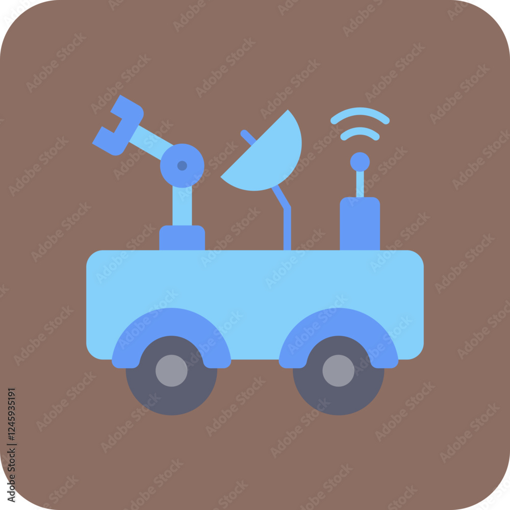 Fototapeta premium Moon Rover Icon
