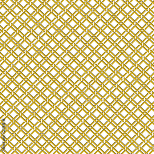 Islamic style ramadan kareem background yellow and gold pattern mozaic photo