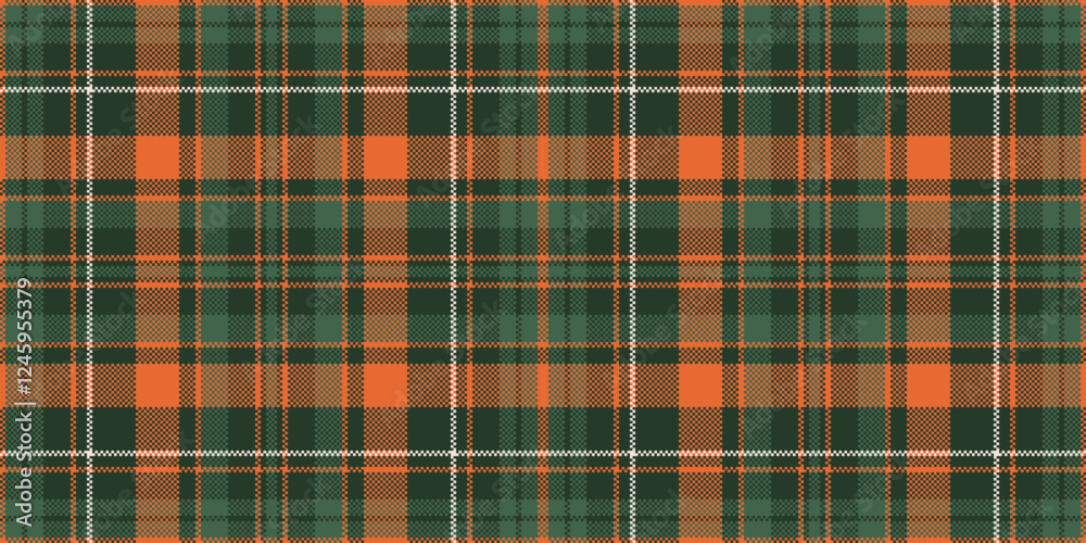 Vibrant orange and deep green plaid pattern. Perfect for autumnal designs, textile prints, or website backgrounds. Seamless repeat tileable texture offers versatile design possibilities. Vibrant orange and deep green plaid pattern. Perfect for autumnal designs, textile prints, or website backgrounds. Seamless repeat tileable texture offers versatile design possibilities.