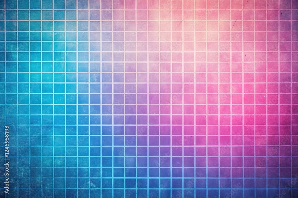 Retro pastel pink and blue grid gradient, a vintage aesthetic digital art print with an abstract grid pattern. Retro pastel pink and blue grid gradient, a vintage aesthetic digital art print with an abstract grid pattern.
