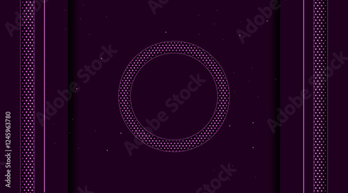 Elegant banner template with pattern geometric shape | Decorative abstract background for web, texture, greeting, flyer, futuristic | Creative fandango Islamic background with circle 