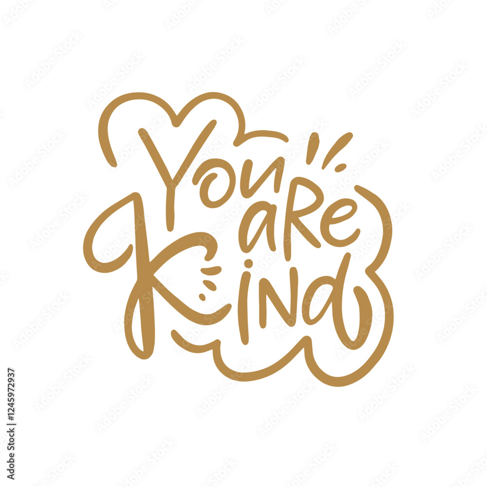 This beautiful piece contains an inspirational quote on kindness, depicted in warm colors This beautiful piece contains an inspirational quote on kindness, depicted in warm colors