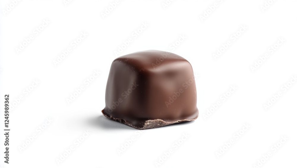 Dark Chocolate Cube Candy Studio Shot Dark Chocolate Cube Candy Studio Shot