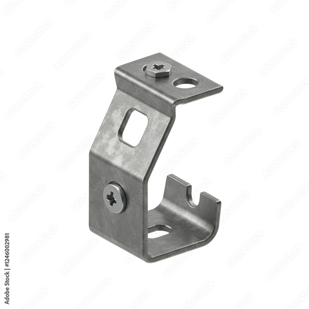 3D Electrical Conduit Hanger with Mounting Screws 3D Electrical Conduit Hanger with Mounting Screws