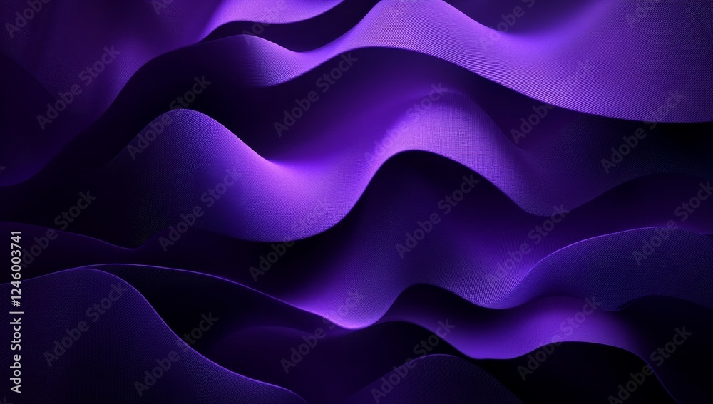 Obraz premium Purple Abstract Waves Background Texture