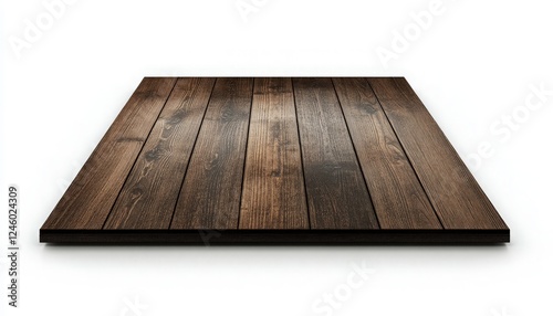 Wooden Plank Surface with Rustic Texture for Background or Product Display