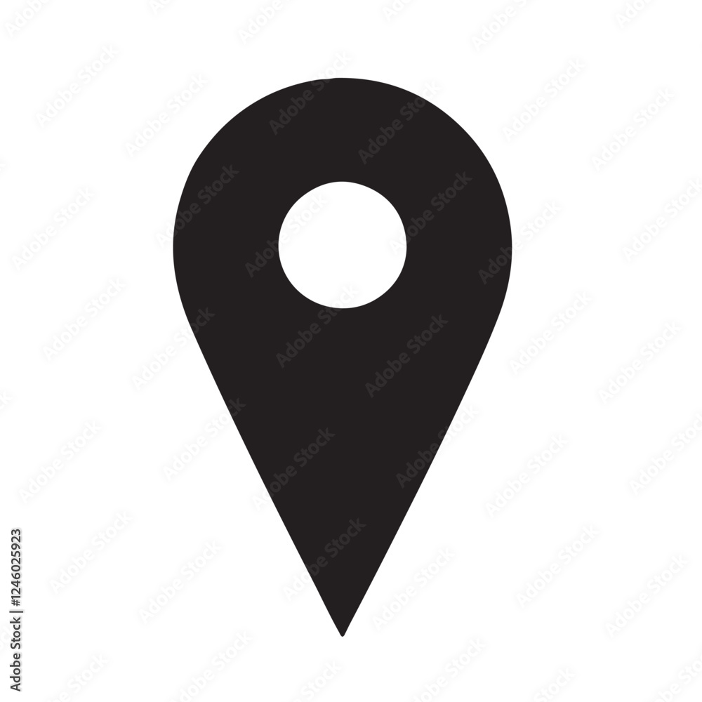 location vector on white background location vector on white background