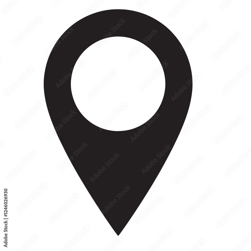 location vector on white background location vector on white background