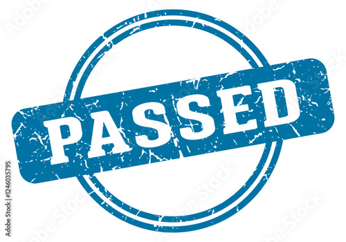 passed stamp