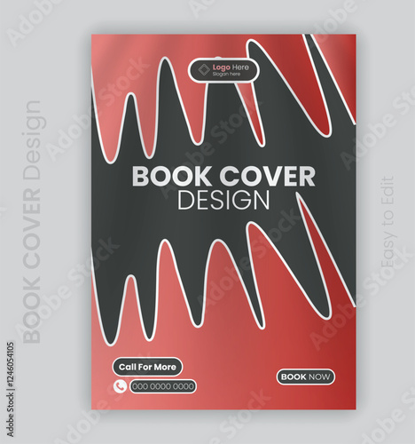 Modern Book Cover Design template