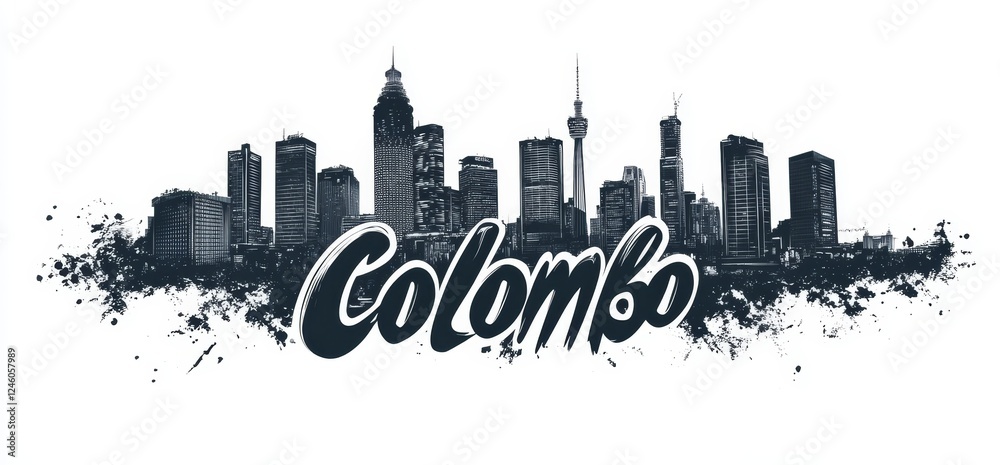 Obraz premium Stunning skyline view of Colombo showcasing modern architecture and urban vibrancy
