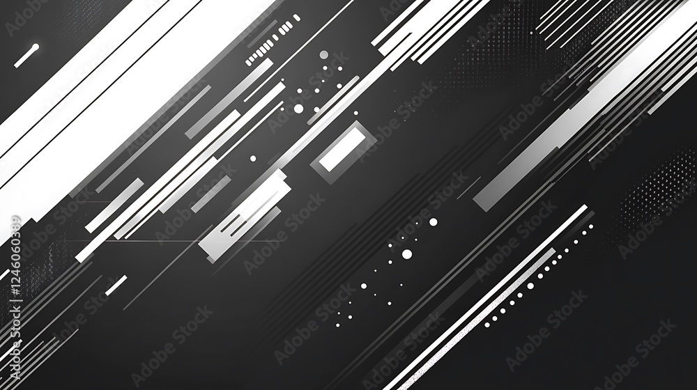 Abstract black tech lines background Abstract black tech lines background